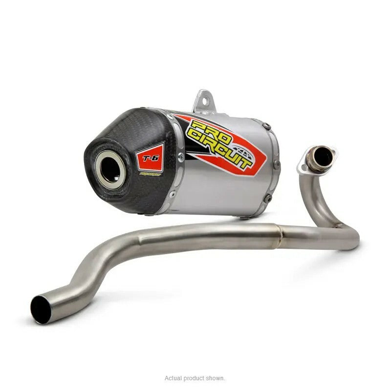 Pro Circuit T-6 Stainless Exhaust System - Kawasaki KLX110 / Suzuki DR-Z110 2002-2009
