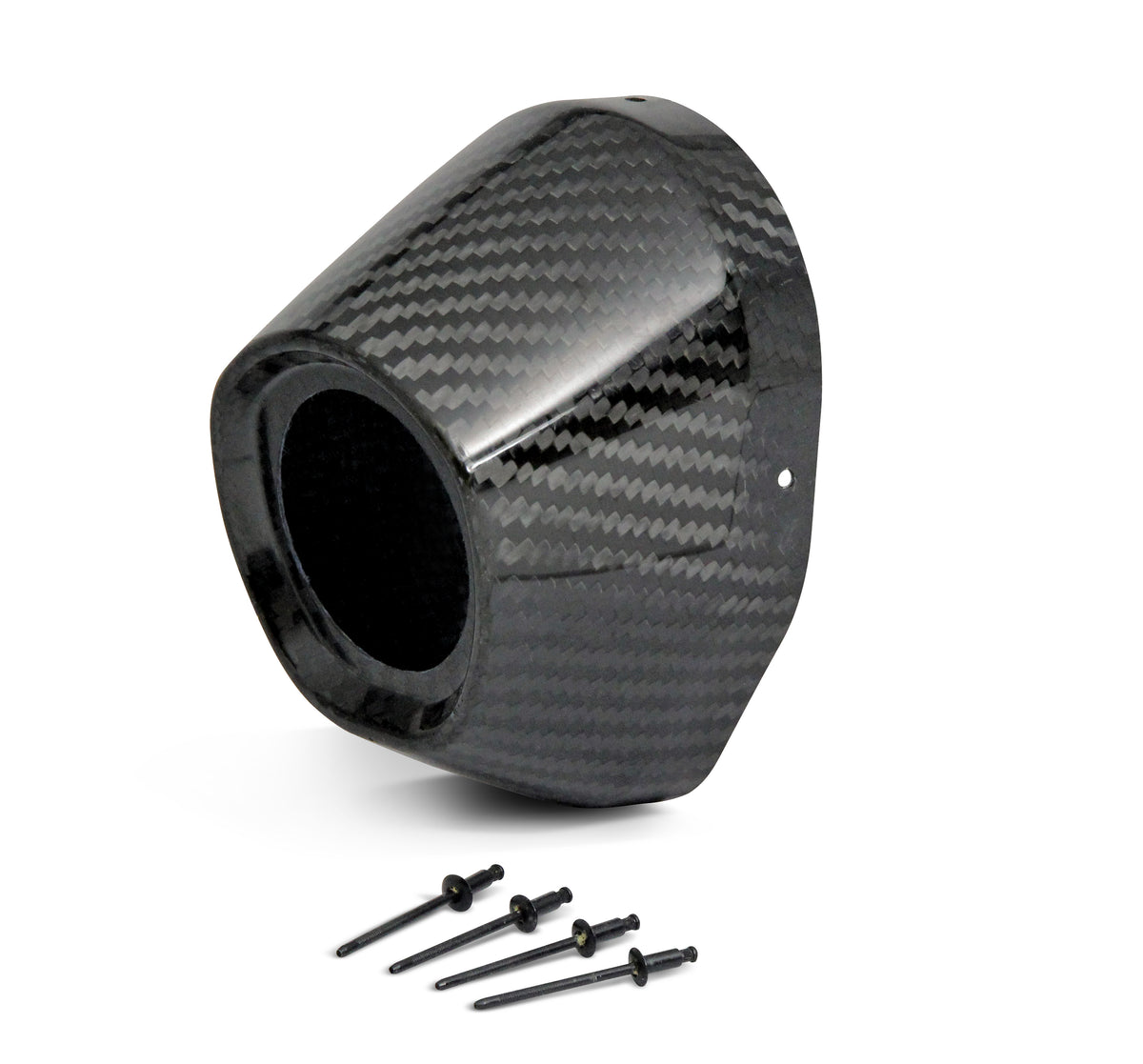 Pro Circuit Carbon End Cap 3.5" with 1-3/4" Hole - Replacement Part