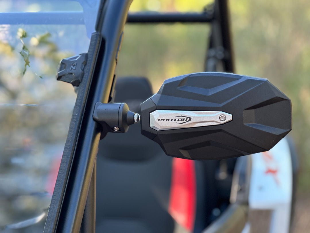 Seizmik Photon Side Mirrors - Cast Aluminum Pair