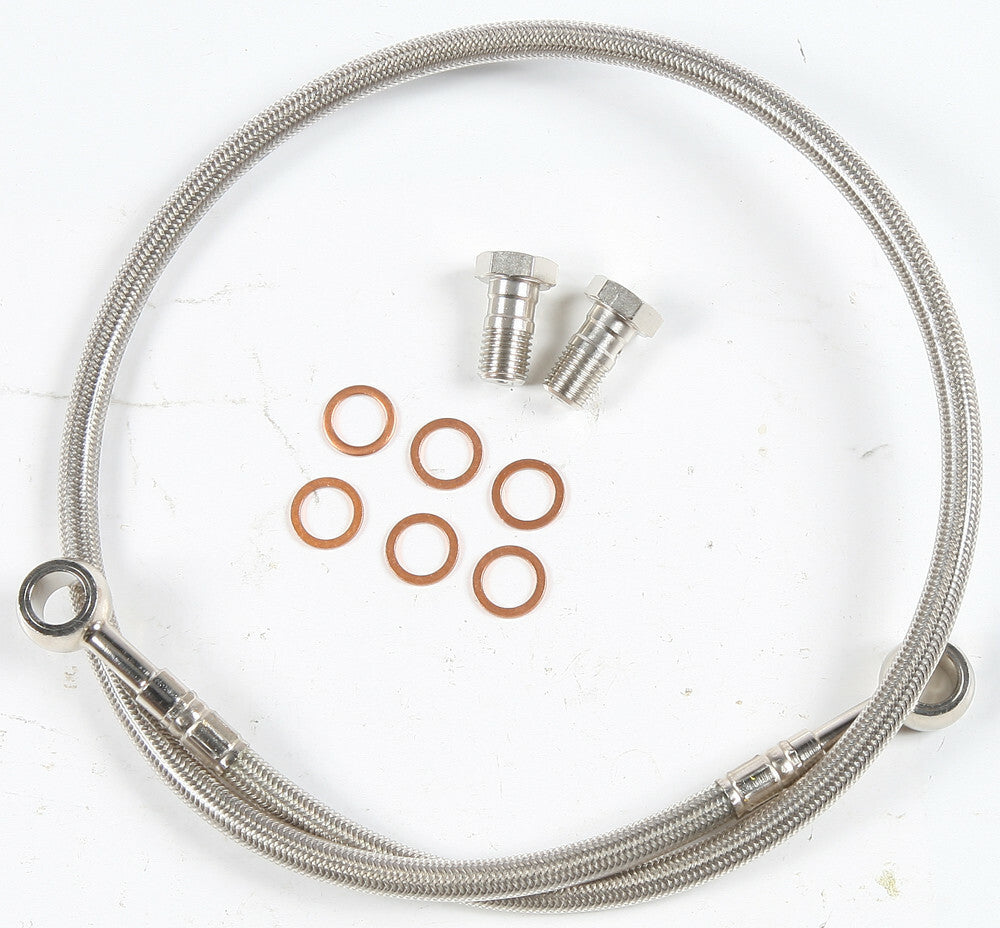 G Brakes Stainless Steel Brake Line - Yamaha Raptor 660R / 700R - Rear - Raptor 660R 2001-2005