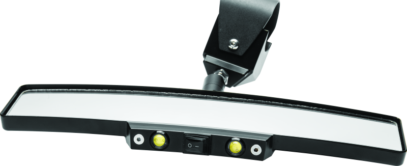 DragonFire Racing Lighted Rear View Mirror - 1.75-2in Clamp