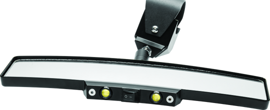 DragonFire Racing Lighted Rear View Mirror - 1.75-2in Clamp
