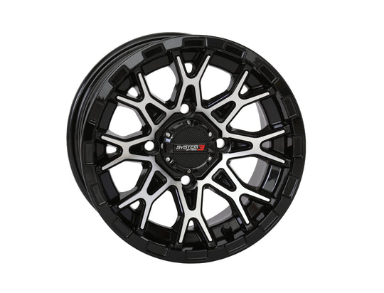 System 3 ST6 Wheels Gloss Black/Machined (14S3-6055)