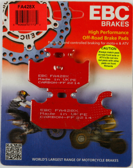 EBC Brake Pads FA428X Carbon X (2006-2012)