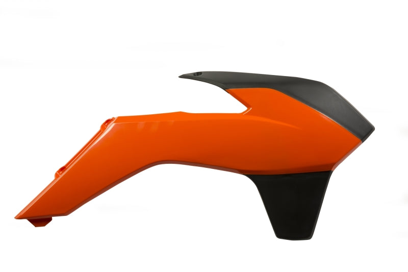 Acerbis Radiator Shroud - 13-16 KTM SX/SX-F/EXC - Orange/Black