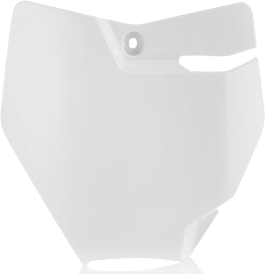 Acerbis Front Number Plate Number White (2449400002)