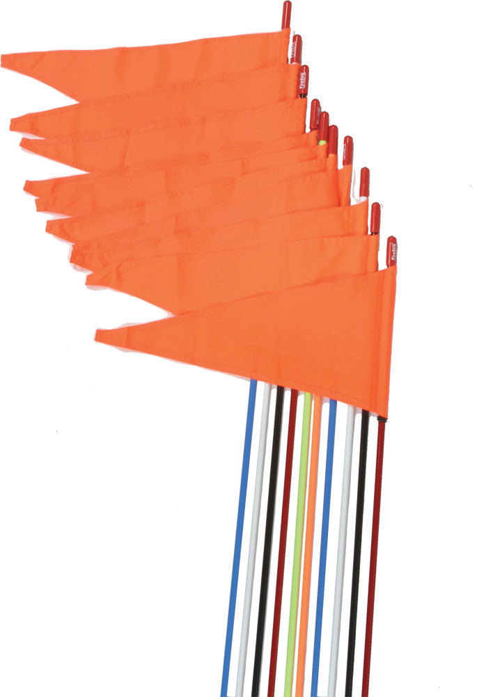 Firestik 7 ft Safety Flag 10-Pack - Spring Mount - Neon Pink