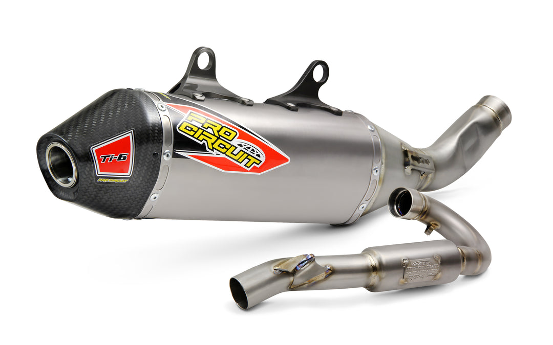 Pro Circuit Ti-6 Titanium Full System with Carbon Cap - Gas Gas / Husqvarna / KTM 350 4-Stroke 2019-2023