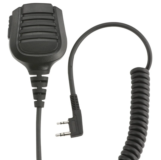 Rugged Radios Waterproof Hand Speaker Mic for Handheld Radios