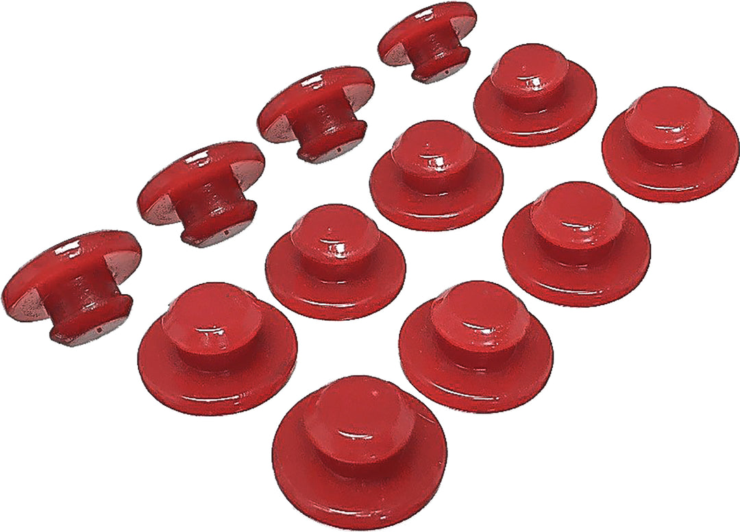 Energy Suspension Seat Cushion Grommet Kit Red - Polaris RZR / Ranger XP 1000