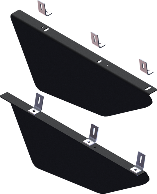 KFI Products Rear Lower Doors Black - Honda Talon 2020-2025