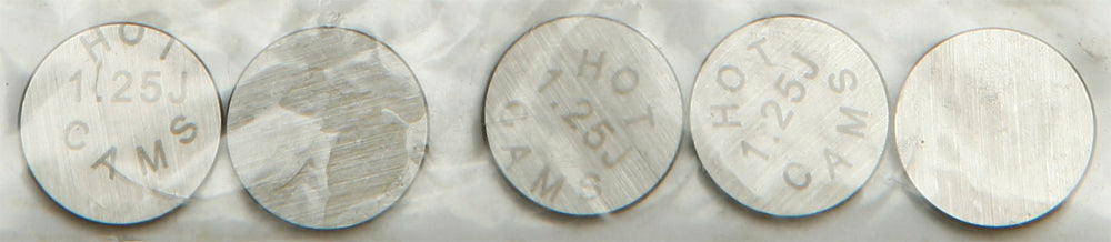 Hot Cams Valve Shim Refill 9.48mm 5 Pack 1.25mm