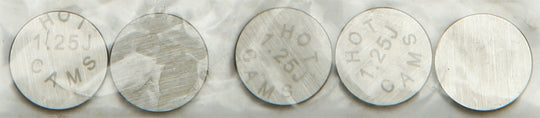 Hot Cams Valve Shim Refill 9.48mm 5 Pack 1.25mm