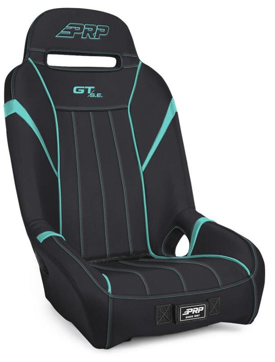 PRP Seats PRP GT/S.E. Suspension Seat - Black/Teal - Can-Am/Kawasaki/Polaris