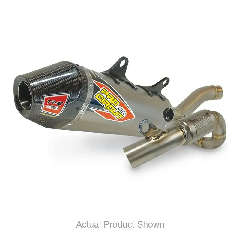 Pro Circuit Ti-6 Pro Titanium Full System with Carbon Cap - Gas Gas / Husqvarna / KTM 350 4-Stroke 2023-2026