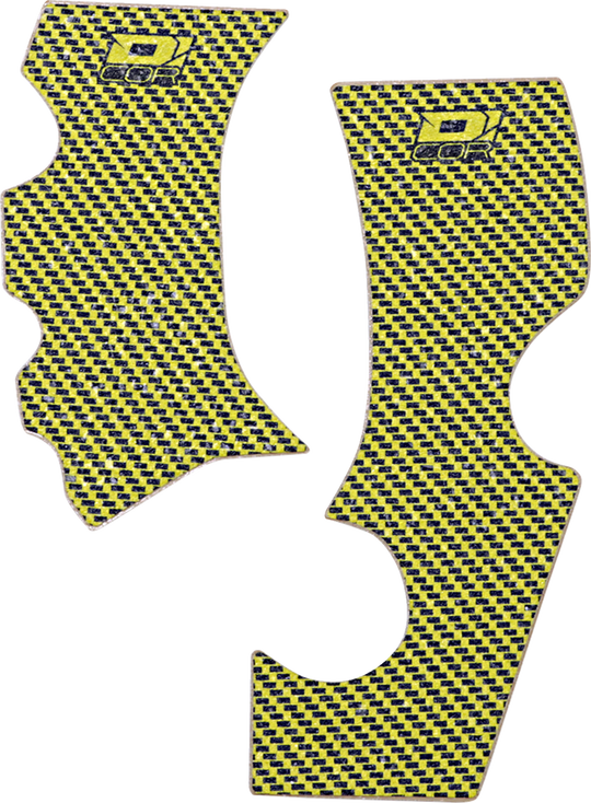 D'cor Visuals Frame Grip Tape Yellow - Suzuki RM-Z450 2008-2017