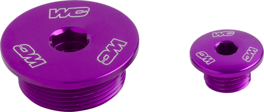 Works Connection Engine Plug Purple - Honda CRF250R and More