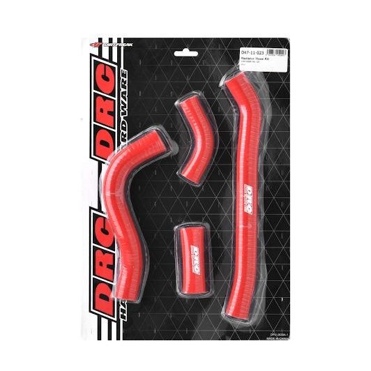 DRC Radiator Hose Kit Honda Red (D47-11-023)