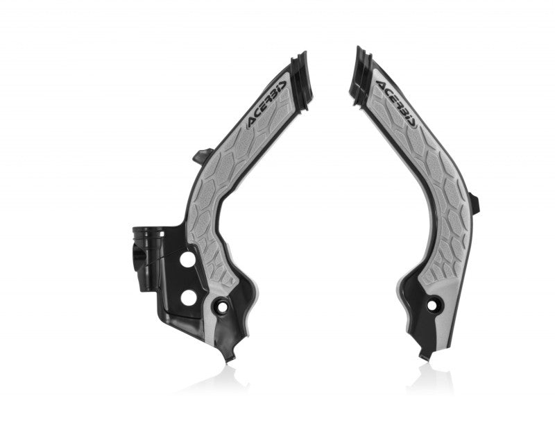 Acerbis X-Grip Frame Guards - 19-23 Husq/GG 125-501s - Black/Gray
