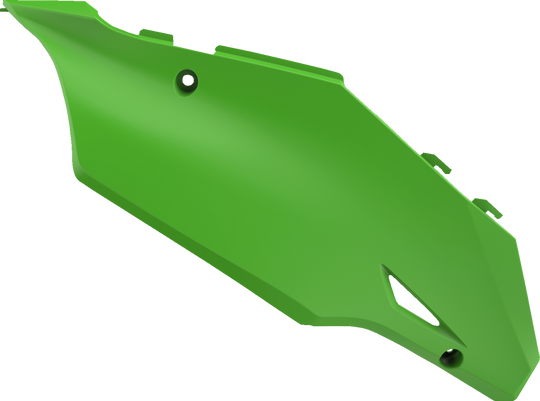 Polisport Side Panels Restyle Green - Kawasaki KX125 2003-2008