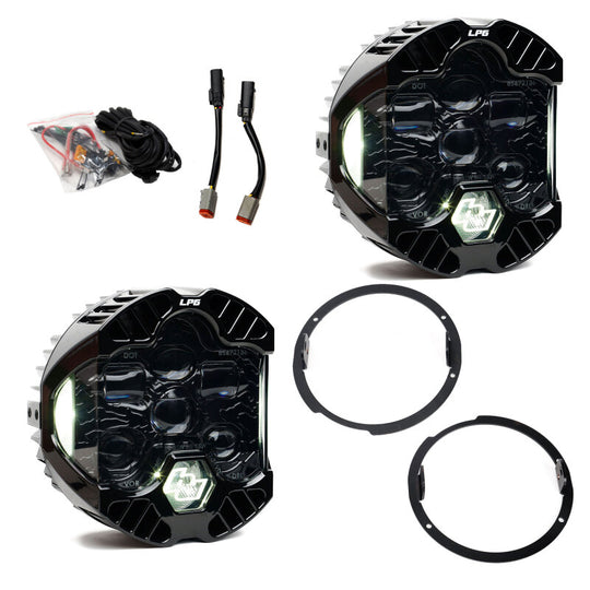 Baja Designs DOT LP6 LED Headlight Kit - 2007-2018 Jeep Wrangler JK