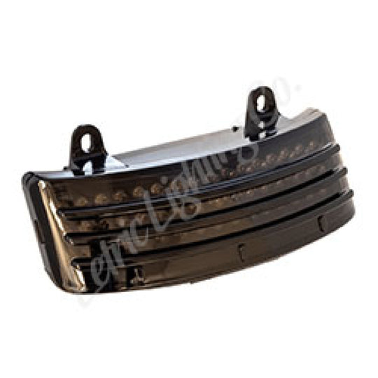 Letric Lighting Tri-Bar Fndr Taillight LED Smoke - Harley-Davidson