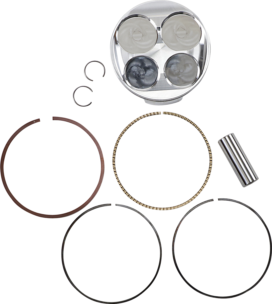 JE Pistons Pro Series Piston Kit - Yamaha YZ450F 14-17 / YZ450FX 16-17 - 97.00 mm 14.0:1 CR