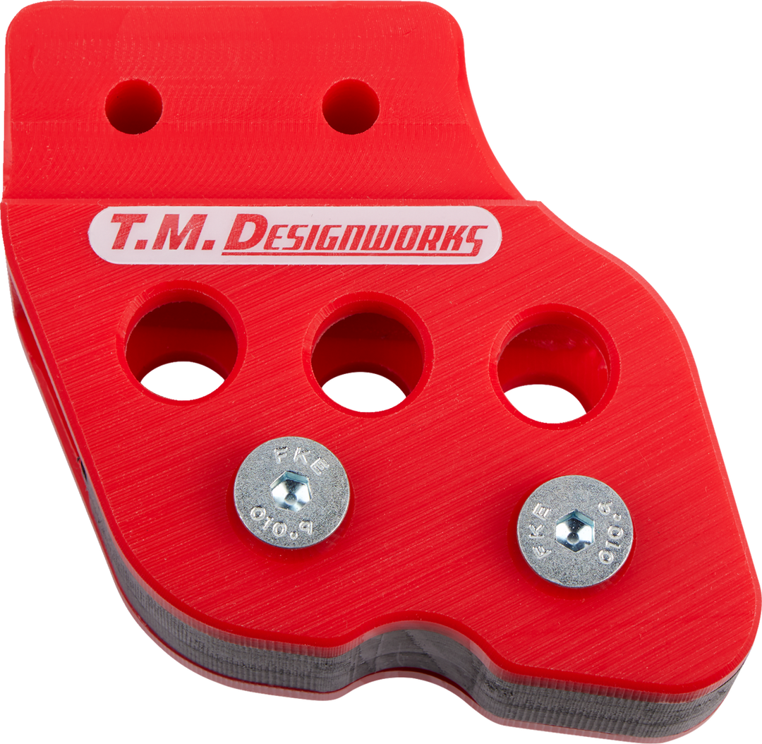 TM Designworks Chain Guide Red - Yamaha Banshee and More