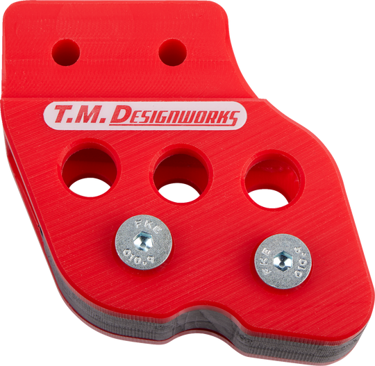 TM Designworks Chain Guide Red - Yamaha Banshee and More