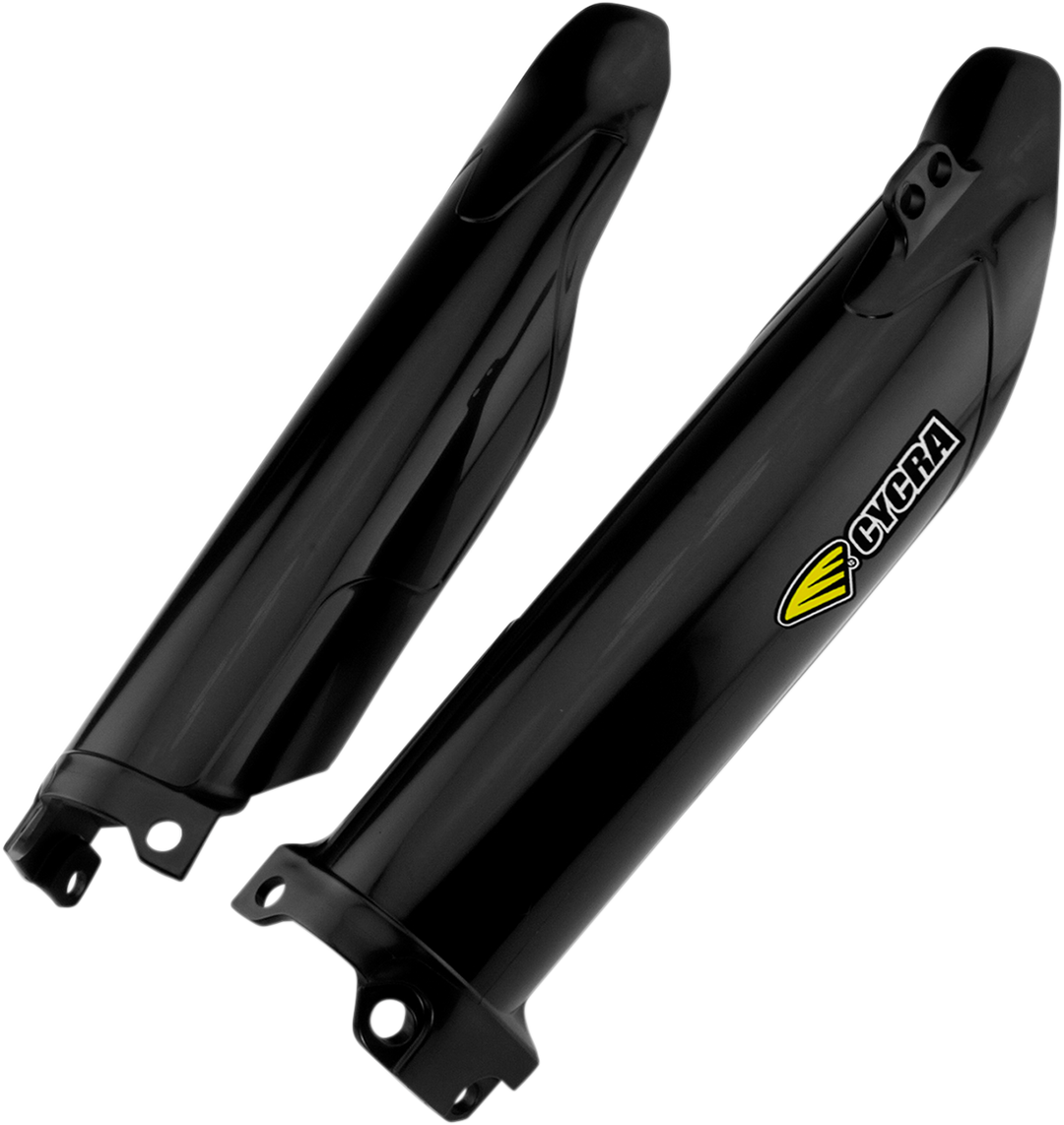Cycra Fork Guards Black - Kawasaki KX250F and More