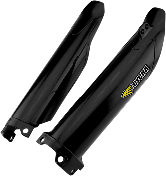 Cycra Fork Guards Black - Kawasaki KX250F and More