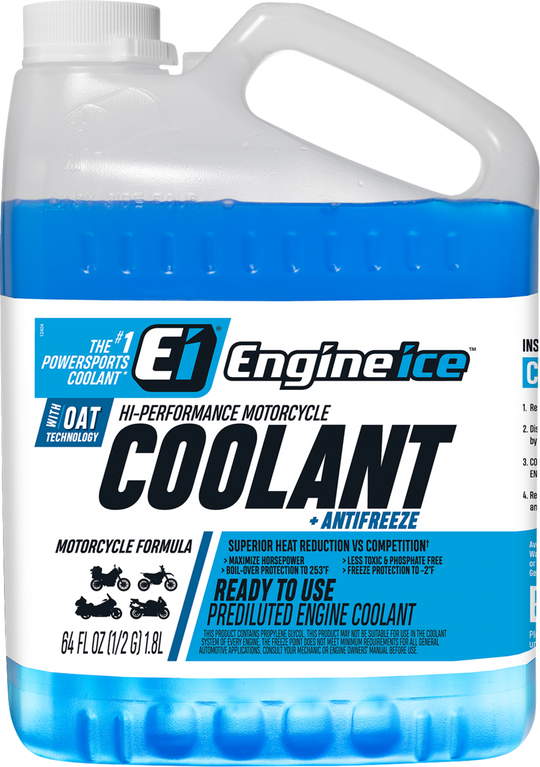 ENGINE ICE Premixed Motorcycle Coolant - 64 US fl oz.