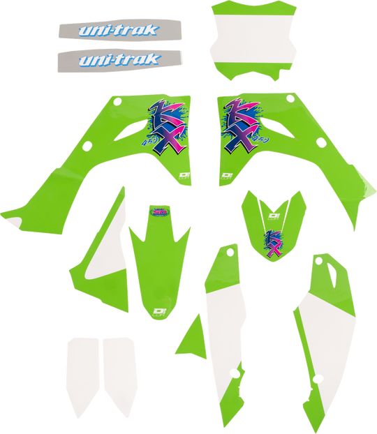 D'cor Visuals Graphic Kit KX Retro - Kawasaki KX250F 2025-2026