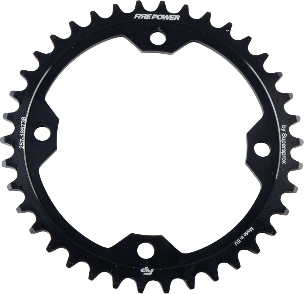 Fire Power Steel Rear Sprocket Black - Yamaha YFZ450 & Raptor