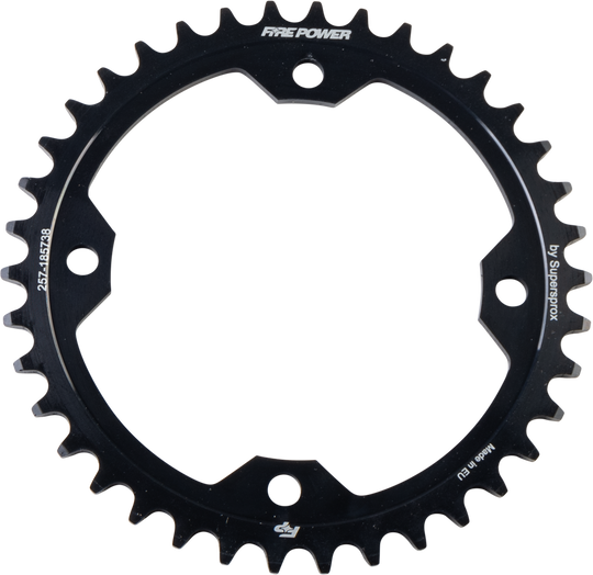 Fire Power Steel Rear Sprocket Black - Yamaha YFZ450 & Raptor