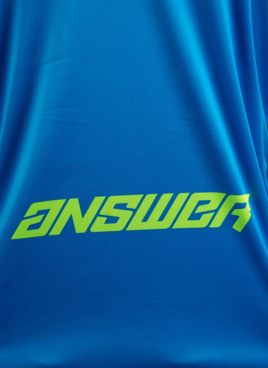 Answer LE Elite Camo Jersey Cyan/Hyper Acid/Black Youth