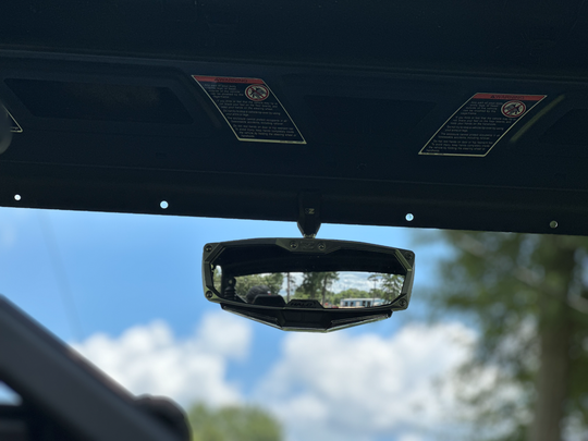 Seizmik Halo-RA LED Rear View Mirror - Cast Aluminum with Lighting