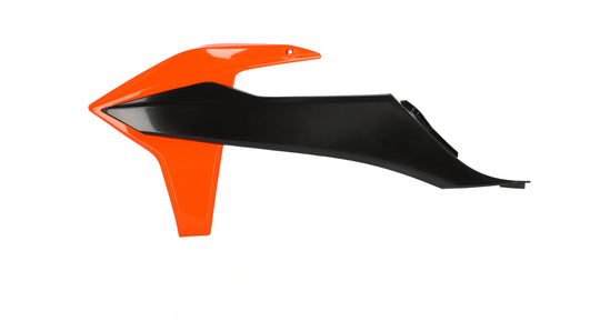 Acerbis Radiator Shroud Shroud Orange and Black KTM (2726515229)