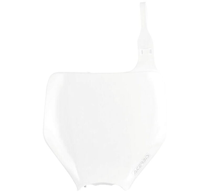 Acerbis Number Plate - 03-08 Kaw KX/KXF / Suz RMZ250 - White