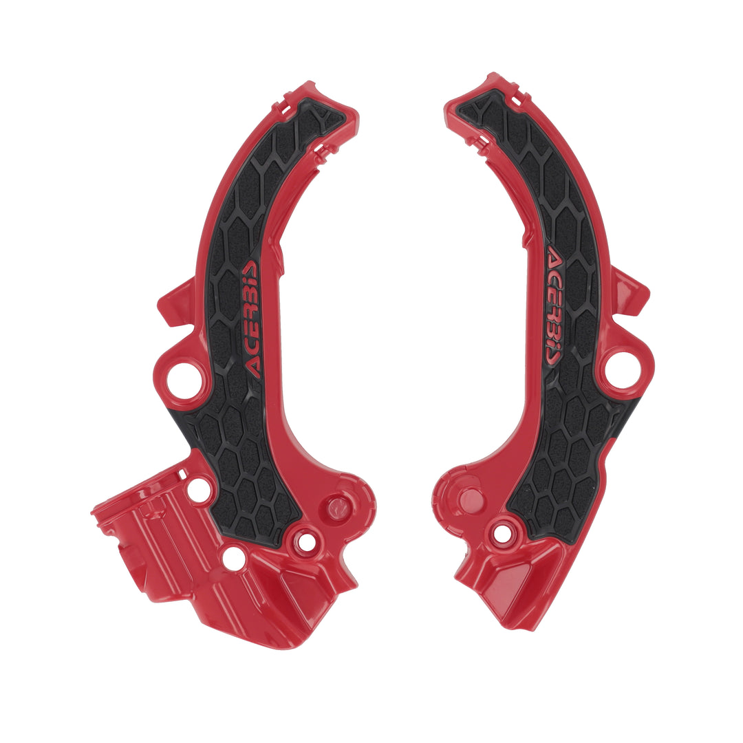 Acerbis X-Grip Frame Guard Guards- X-Grip Red and Black (2985891018)