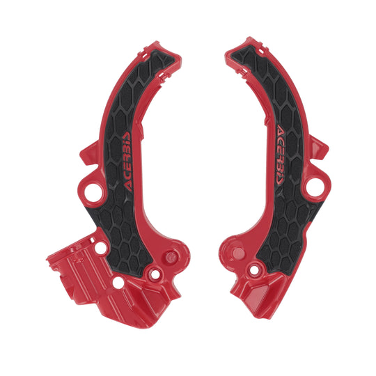 Acerbis X-Grip Frame Guard Guards- X-Grip Red and Black (2985891018)