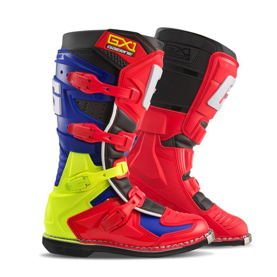 Gaerne GX1 Boot - Red Multi - Size 9
