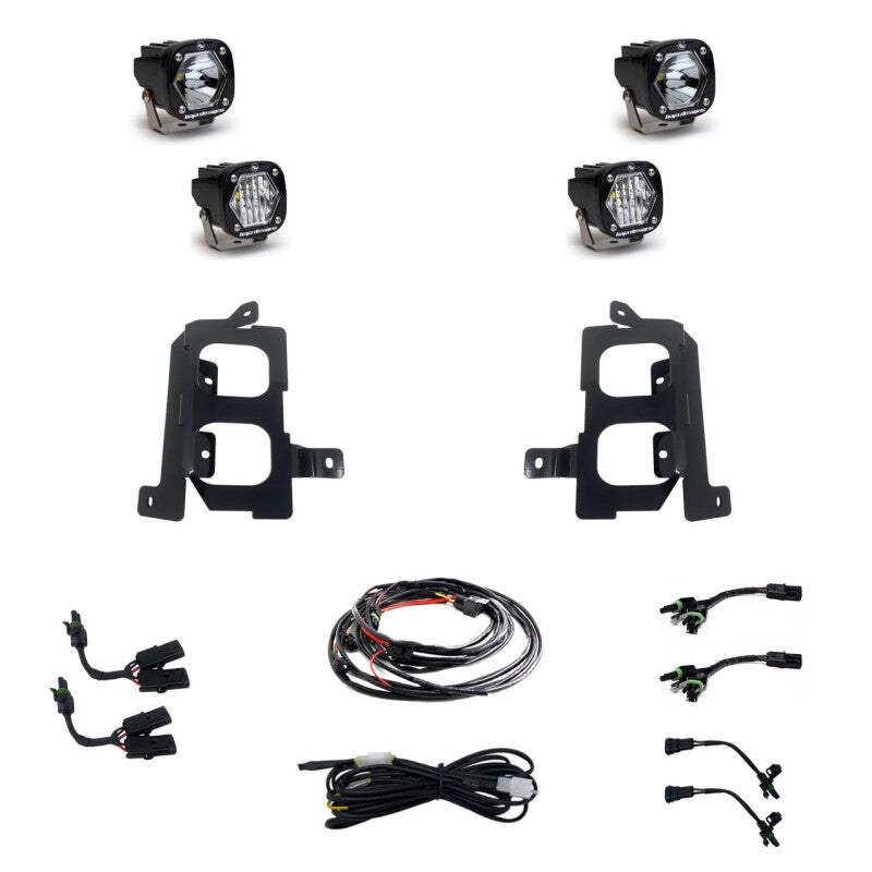 Baja Designs Fog Pocket Light Kit - 2020+ GMC Sierra 2500, 3500