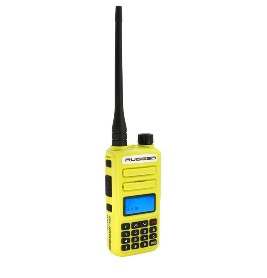 Rugged Radios GMR2 PLUS GMRS Handheld Radio - Safety Yellow