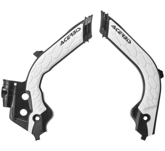 Acerbis X-Grip Frame Guards - 19-23 Husq/GG 125-501s - Blk/White