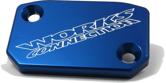 Works Connection Front Master Cylinder Cover Front Brake (Blue) (21-060)