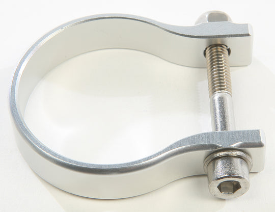 Axia Alloys Roll Bar Strap Clamp - UTV Roll Cage Mounting Clamp - 1.75 in / Silver
