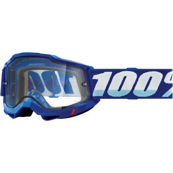 100% Accuri 2 Enduro Goggle – Dual Pane / Blue / Clear Lens - Dune Goons