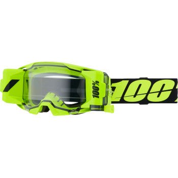 100% ARmatic Forecast Goggle – Roll - Off / Yellow / Clear Lens - Dune Goons