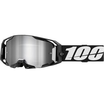 100% ARmatic Goggle – Black / Silver Flash Mirror Lens - Dune Goons